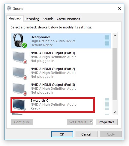 nvidia high definition audio no sound