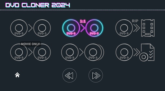 dvd-cloner copy to d5 and d9